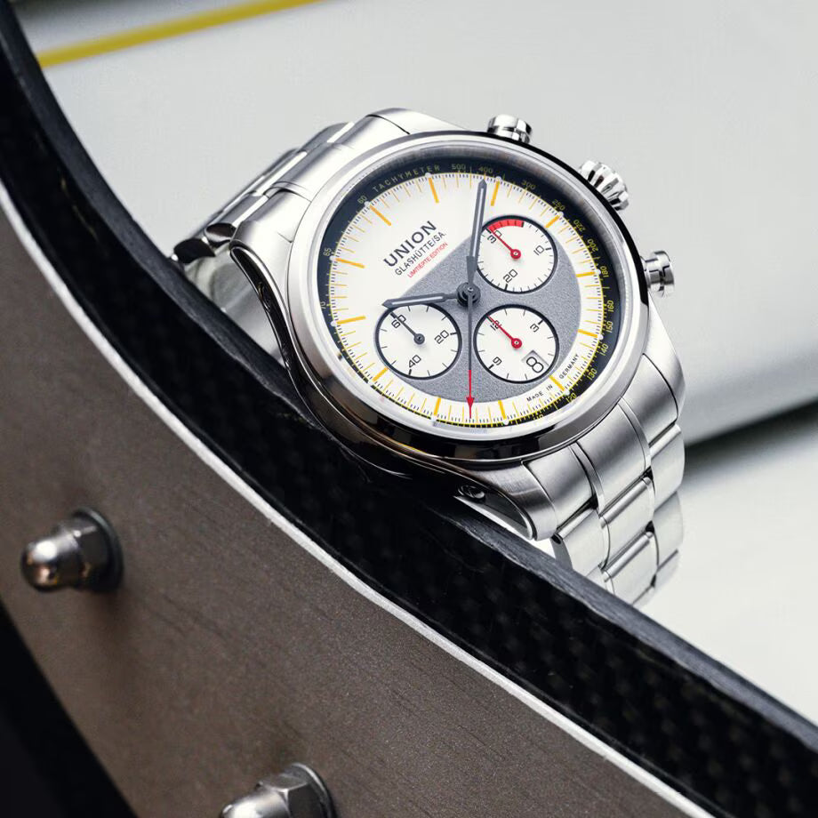 Union Glashütte Belisar Chronograph Limitierte Edition Silvretta Classic D009.427.18.011.09