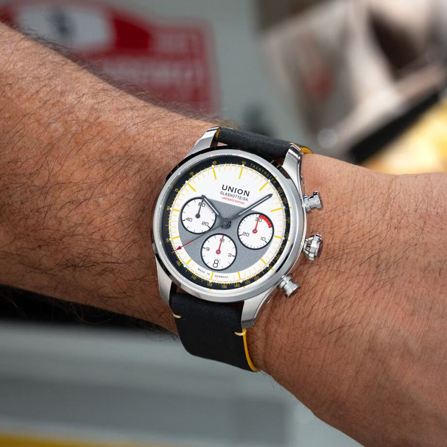 Union Glashütte Belisar Chronograph Limitierte Edition Silvretta Classic D009.427.18.011.09