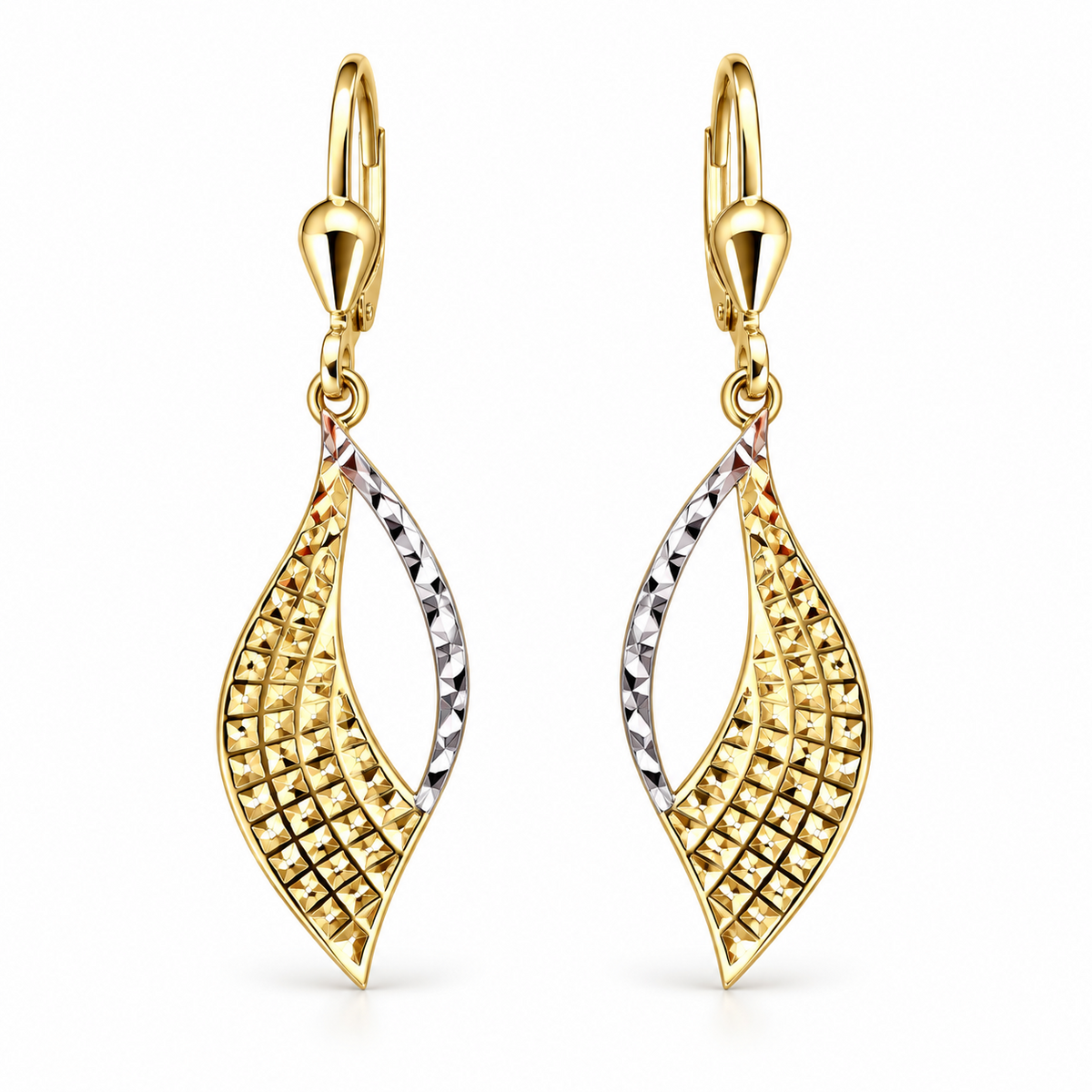 STEINER ESSENTIALS Ohrhänger 585 / 14Kt Gold 113767 – Frontansicht