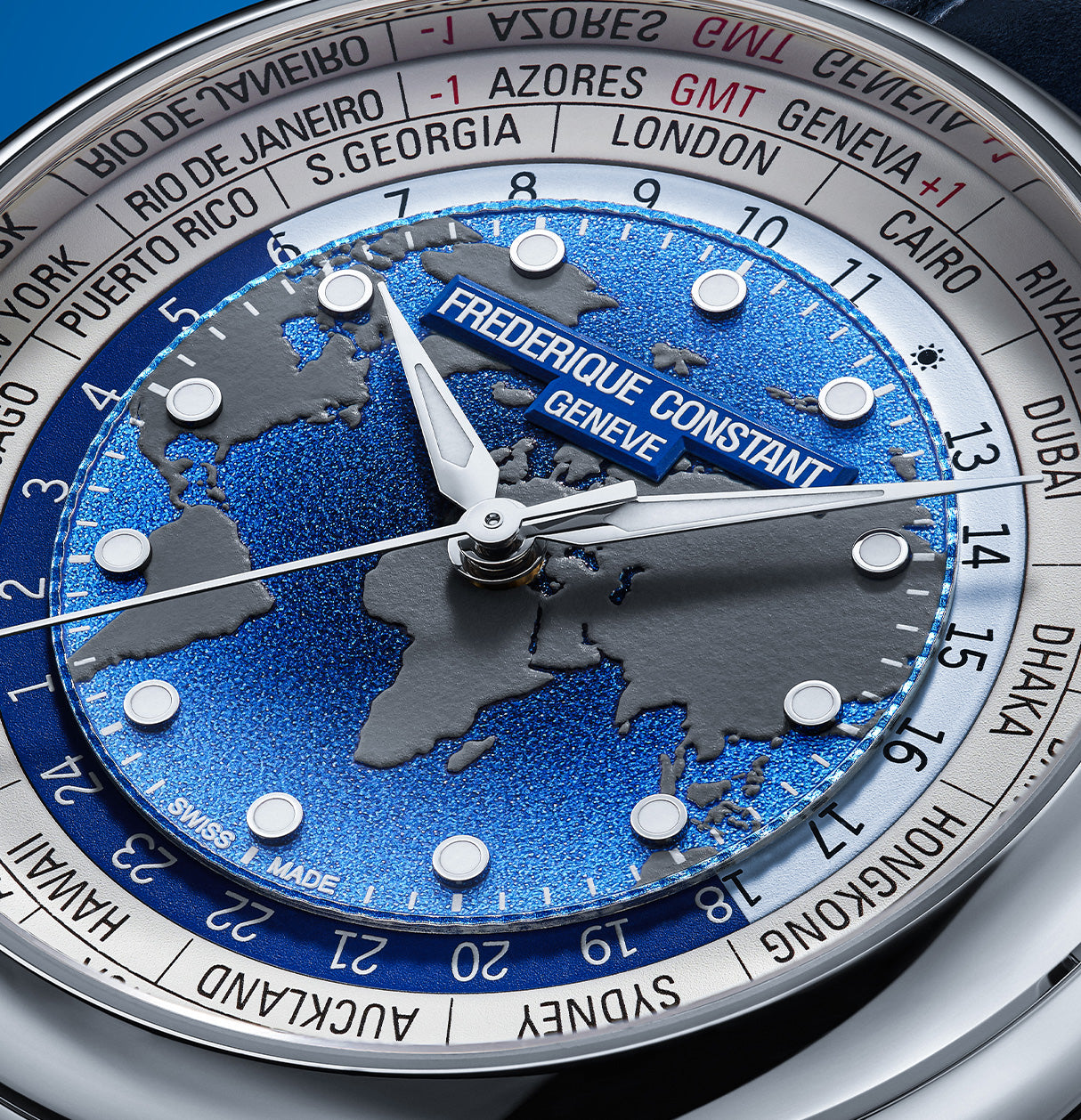 Frederique Constant Manufacture Classic Worldtimer FC-719BLW3H6