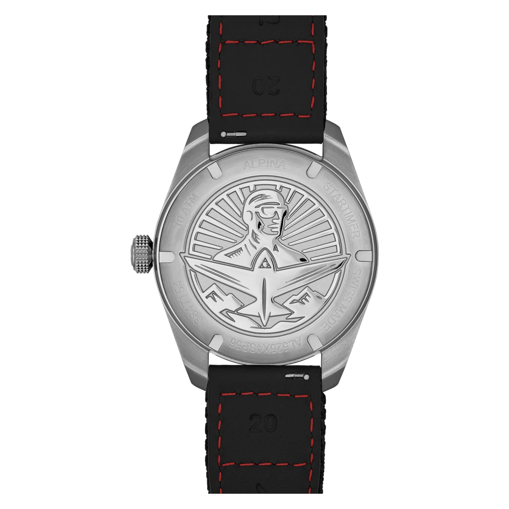 Alpina Startimer Pilot Automatic AL-525BW4S36 – Gehäuseboden