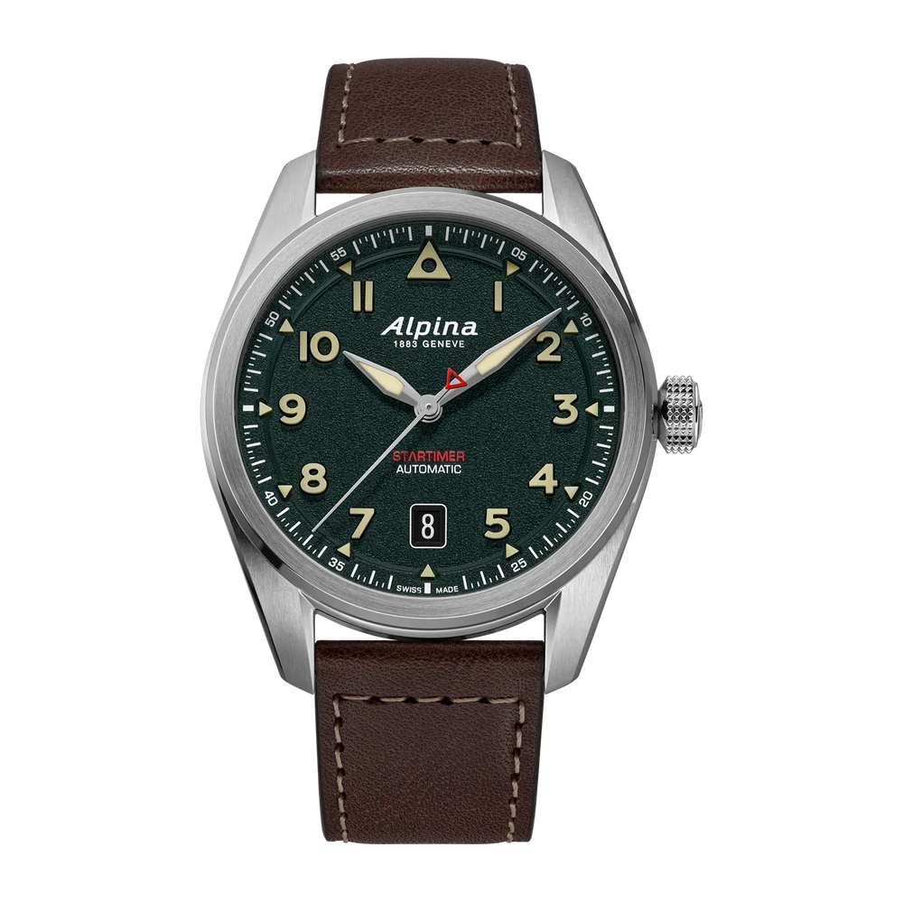 Alpina Startimer Pilot Automatic AL-525KW4S36 – Vorderansicht