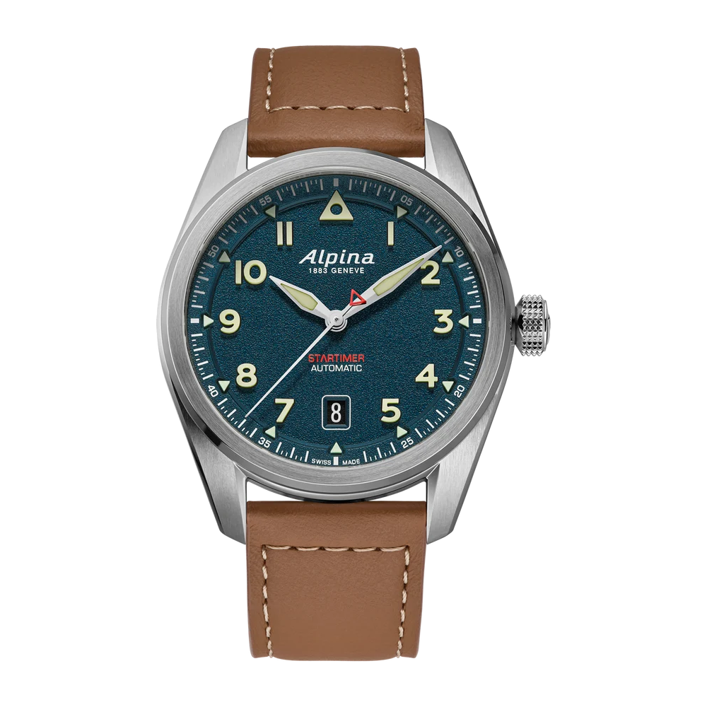 Alpina Startimer Pilot Automatic AL-525NW4S36 – Vorderansicht