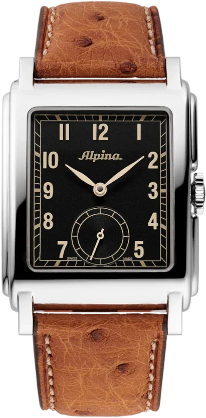 Buy the Alpina Alpiner Heritage Carrée Automatic AL-530BA3C6 now Buy the Alpina Alpiner Heritage Carrée Automatic AL-530BA3C6 now