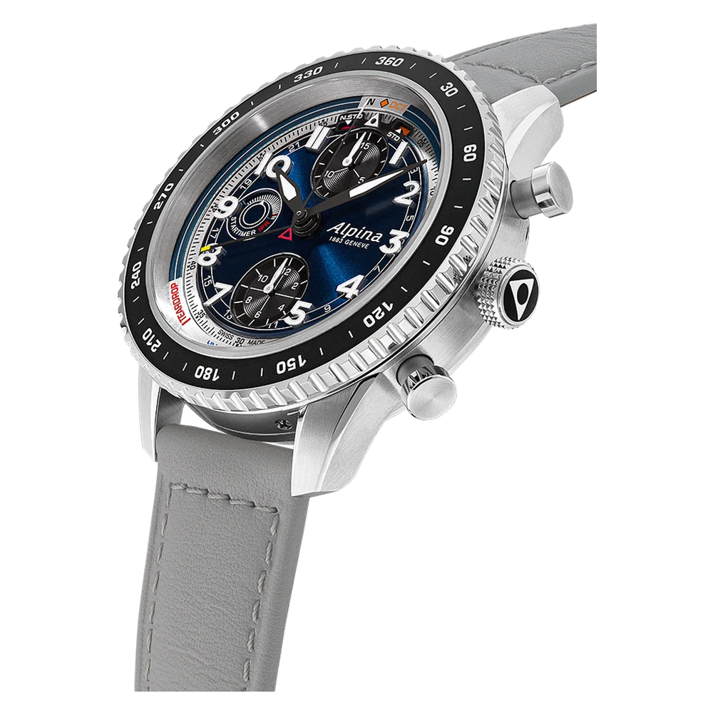 Alpina Startimer Pilot Chronograph IFR AL-570NW4S46 – Seitenansicht