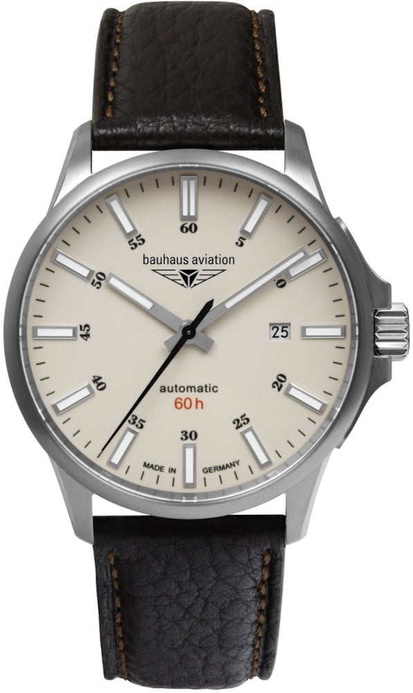 Bauhaus Aviation Automatik mit 60h Gangreserve 28645