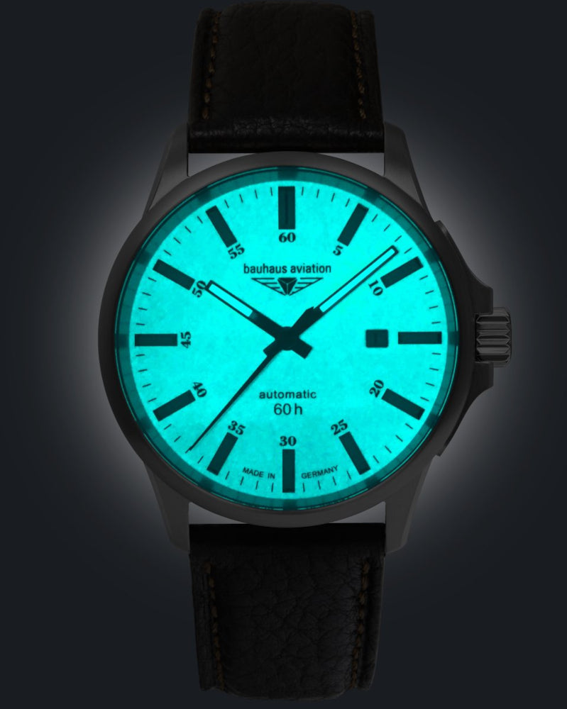 Bauhaus Aviation Automatik mit 60h Gangreserve 28645