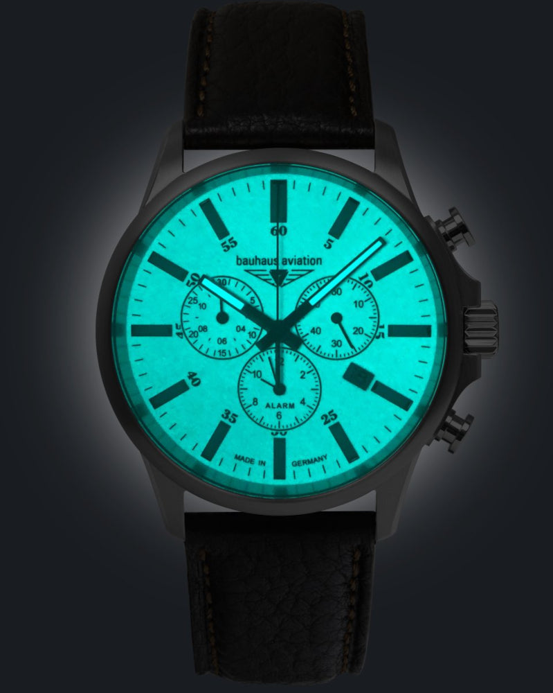 Bauhaus Aviation Quarz Chronograph 28805