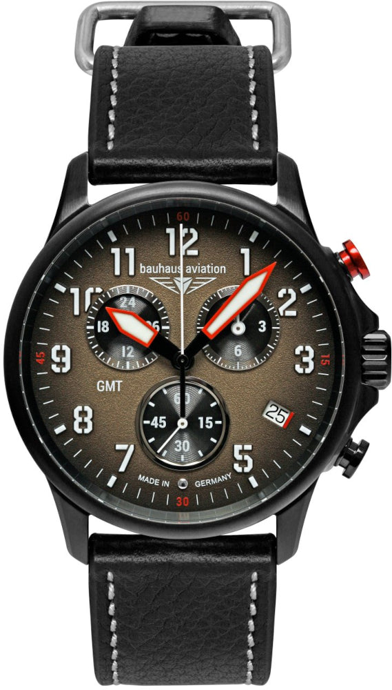 Bauhaus Aviation Quarz Flyback-Chronograph 28861