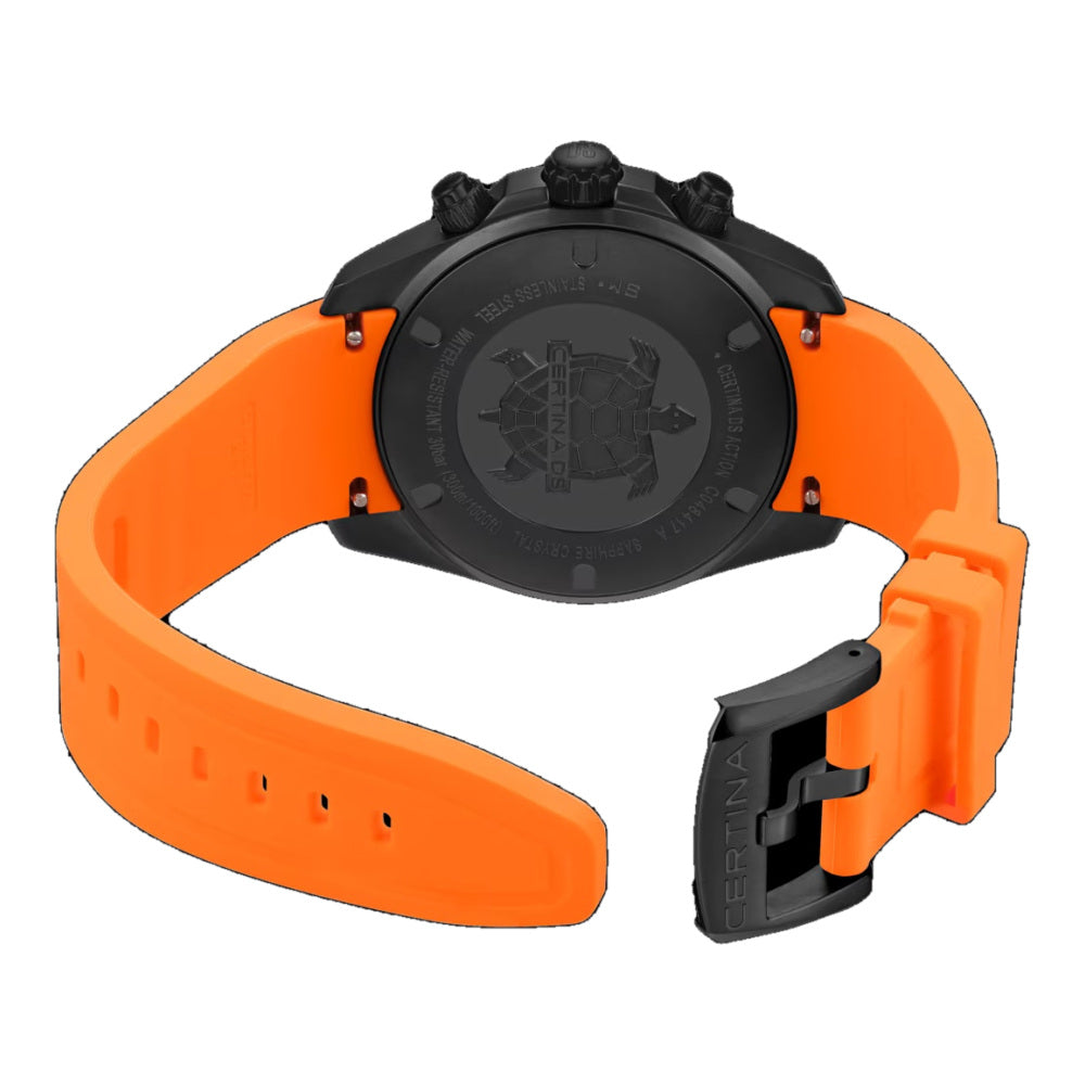 Orangefarbenes Armband