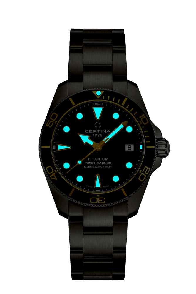 Certina DS Action Diver 38mm Powermatic 80 Titan C048.807.44.051.00
