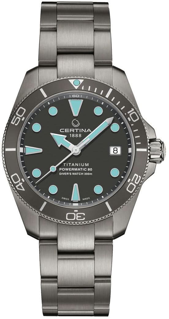 Buy Certina DS Action Diver Titan 38mm C032.807.48.081.00 at