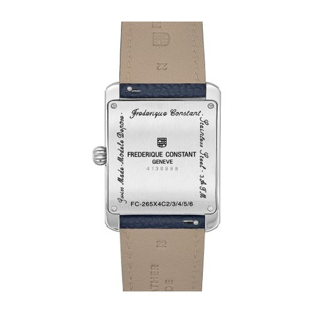 FREDERIQUE CONSTANT Classics Carrée Calendar Moonphase FC-265N4C6 – Rückseite