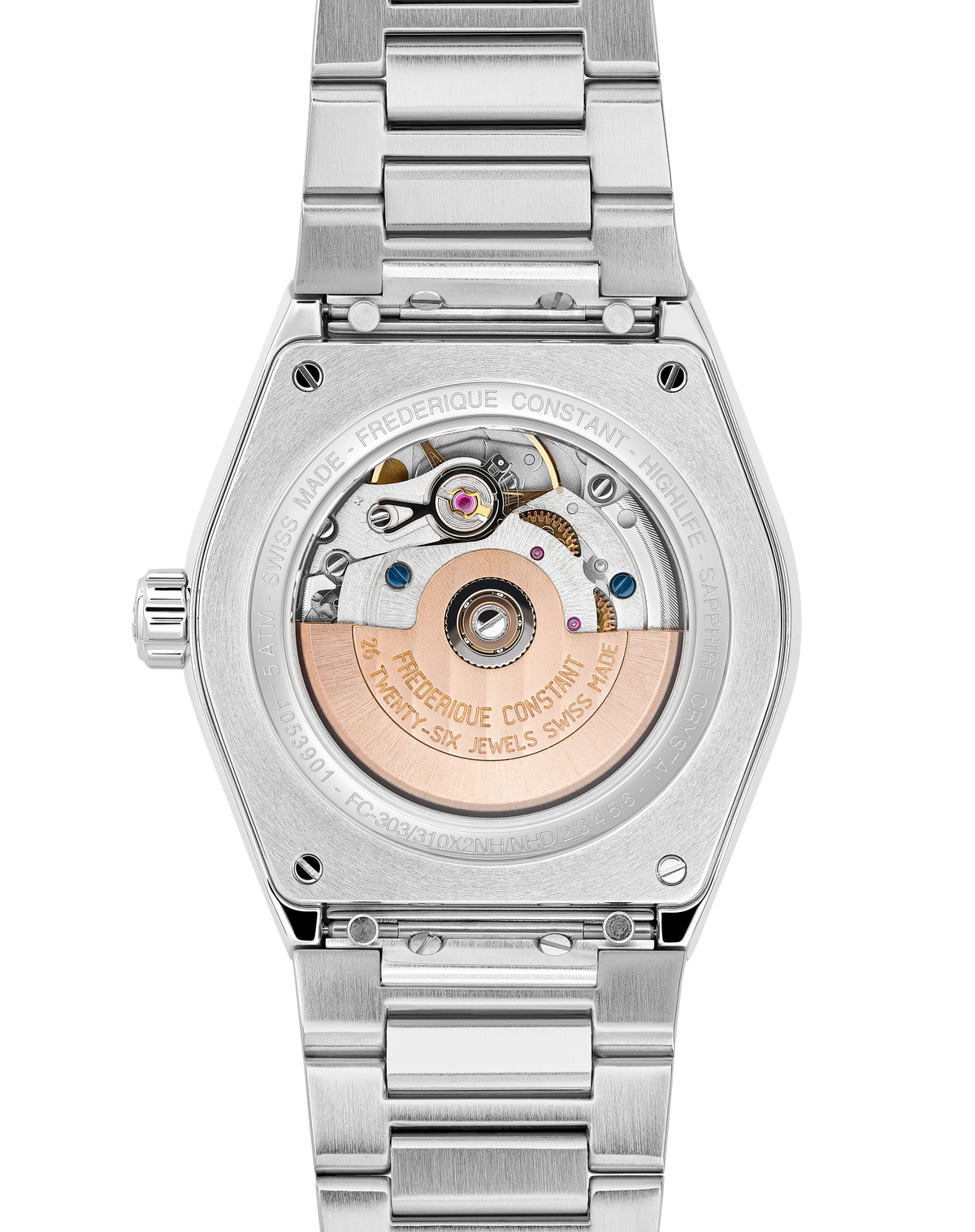 Frederique Constant FC-303OD2NH6B Rückansicht