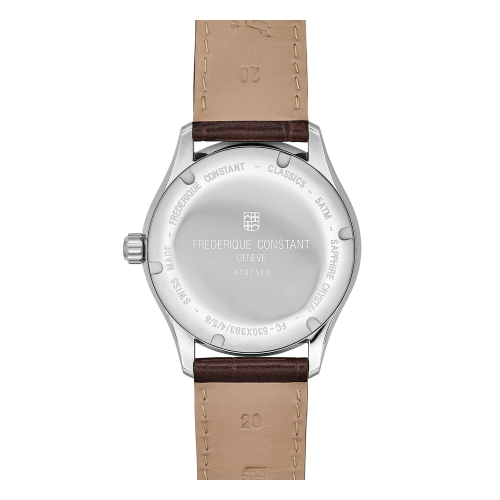 Frederique Constant Classics Index Small Seconds Automatic FC-530G3B6 – Gehäuseboden