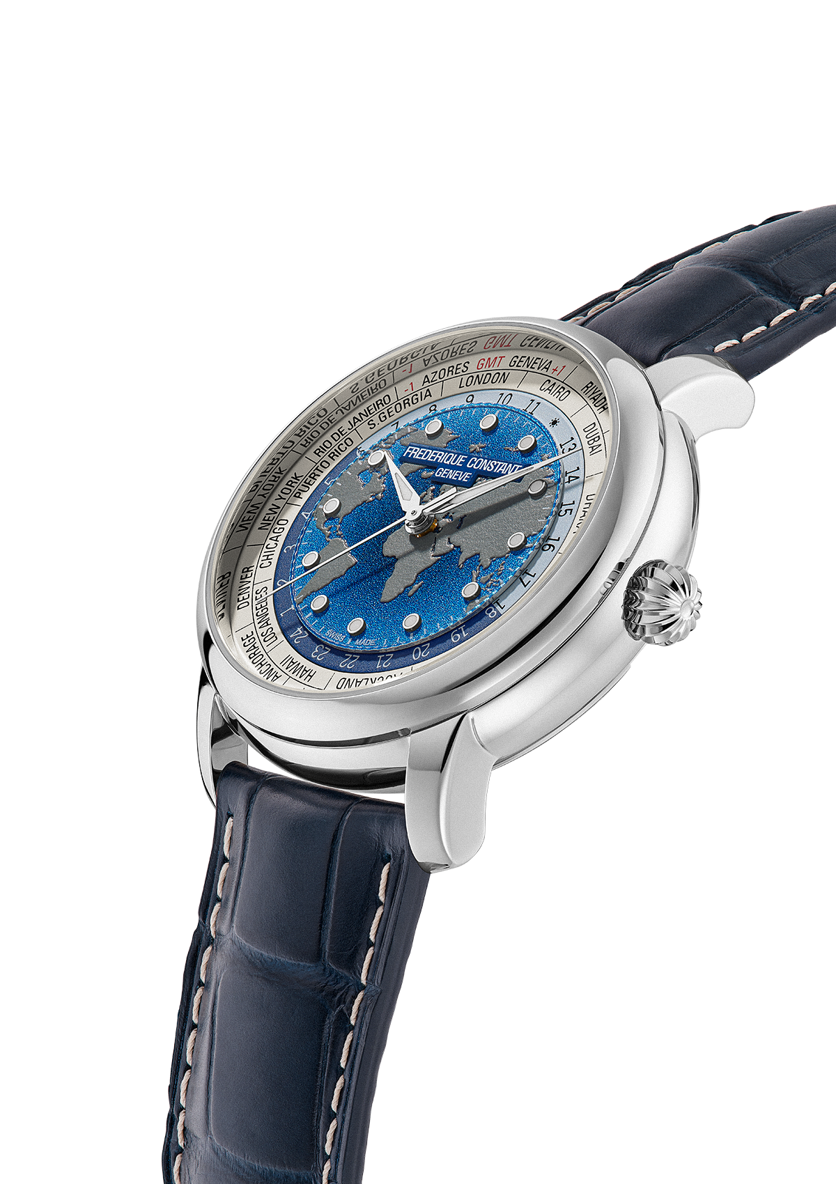 Frederique Constant Manufacture Classic Worldtimer FC-719BLW3H6