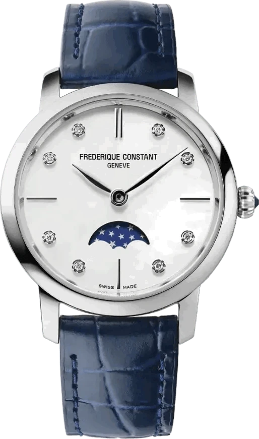 FREDERIQUE CONSTANT Slimline Ladies Moonphase FC-206MPWD1S6 - Juwelier Steiner