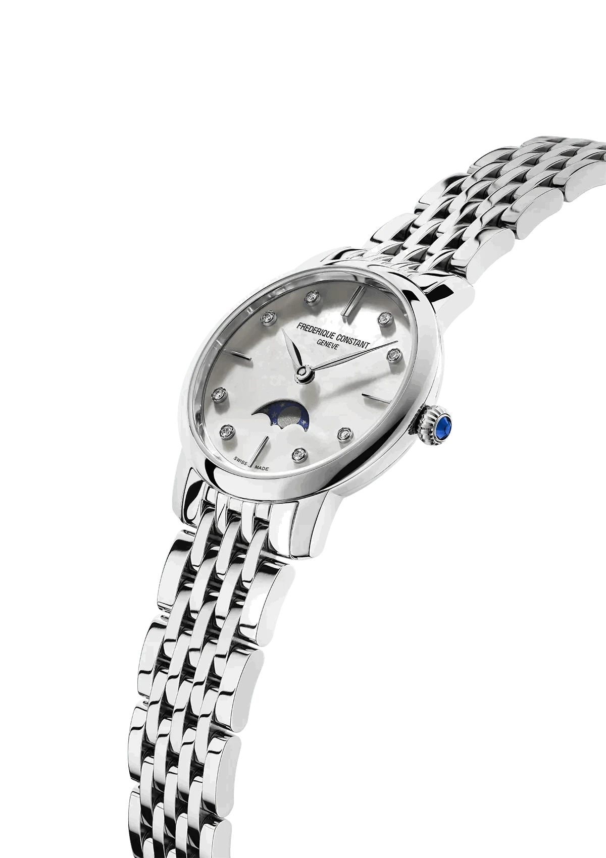 FREDERIQUE CONSTANT Slimline Moonphase FC-206MPWD1S6B - Juwelier Steiner