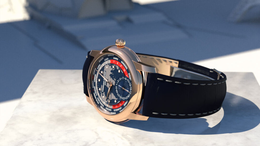 FREDERIQUE CONSTANT Worldtimer Automatik Limited Edition FC-718NRWM4H9