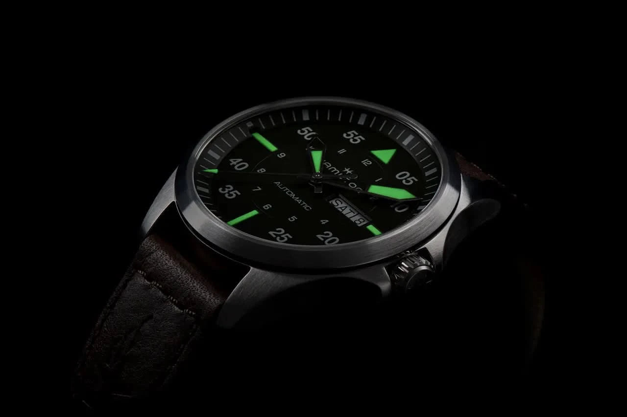 Hamilton Khaki Aviation Pilot Day Date Auto H64635560