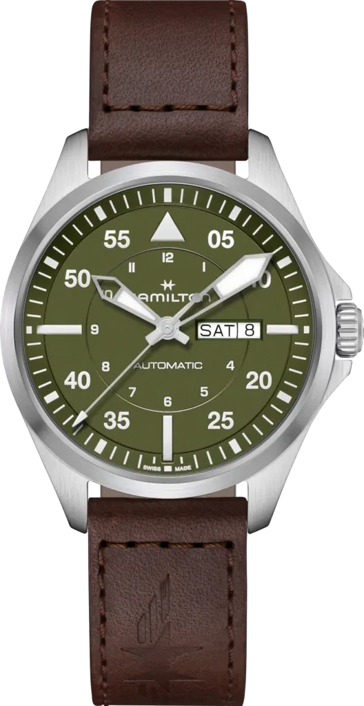 Hamilton Khaki Aviation Pilot Day Date Auto H64635560