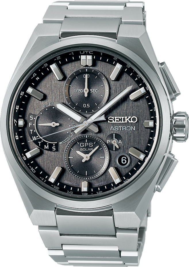 Buy Seiko Astron GPS Solar 5X Dual-time Chronograph SSH163J1 now