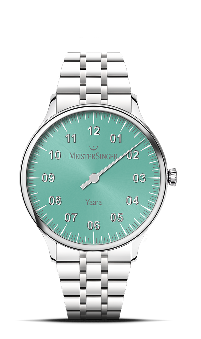 MeisterSinger Yaara Mint/Silver 36 mm – Automatic | YA929S