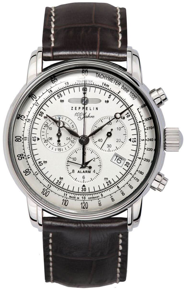 Zeppelin 100 Years Zeppelin Chronograph | Brown White (7680-1) buy