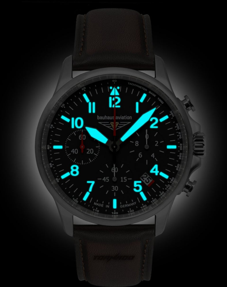 Bauhaus Aviation Quarz Chronograph 27742