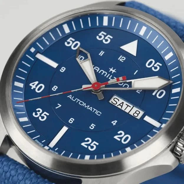 Hamilton Khaki Aviation Pilot Day Date Auto Air-Glaciers Edition H64655941