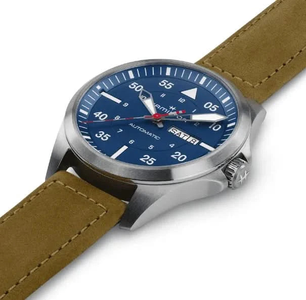 Hamilton Khaki Aviation Pilot Day Date Auto Air-Glaciers Edition H64655941