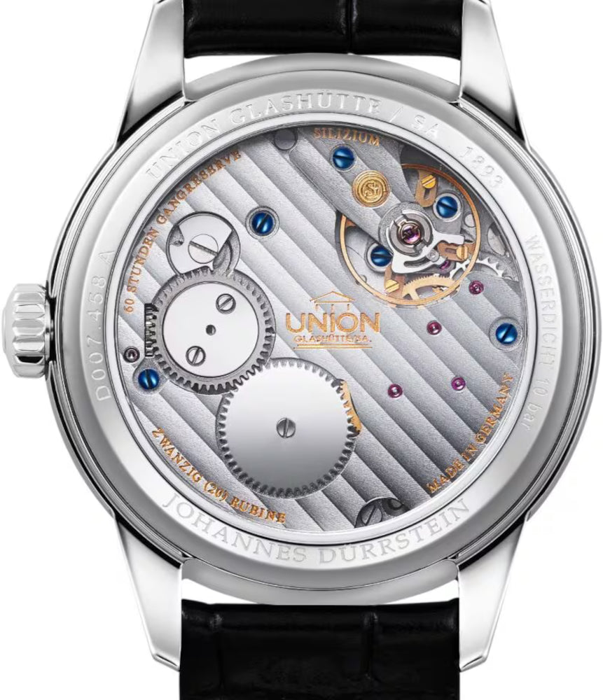 Union Glashütte 1893 JOHANNES DÜRRSTEIN EDITION "DOPPELMONDPHASE" D007.458.16.039.00