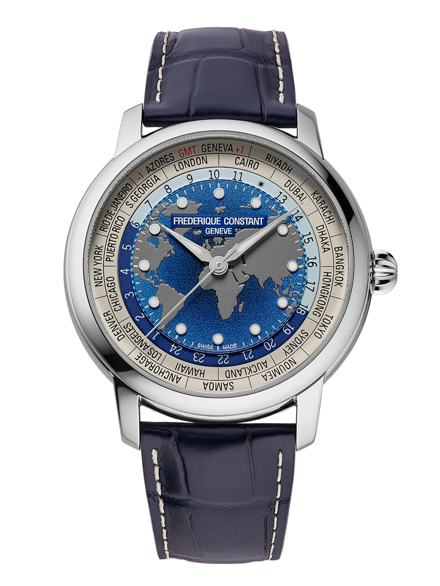 Frederique Constant Manufacture Classic Worldtimer FC-719BLW3H6
