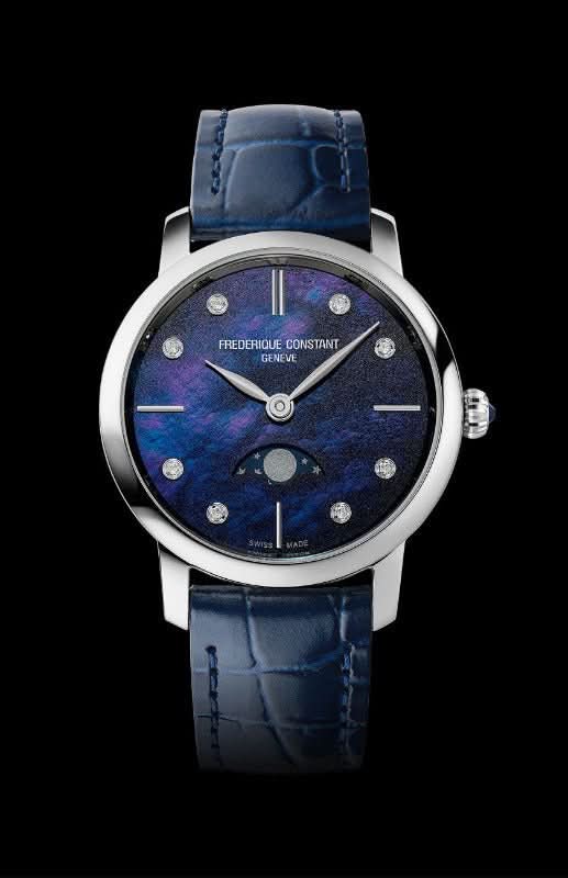 FREDERIQUE CONSTANT Classics Slimline Moonphase Ladies FC - 206MPND1S6 - Juwelier Steiner