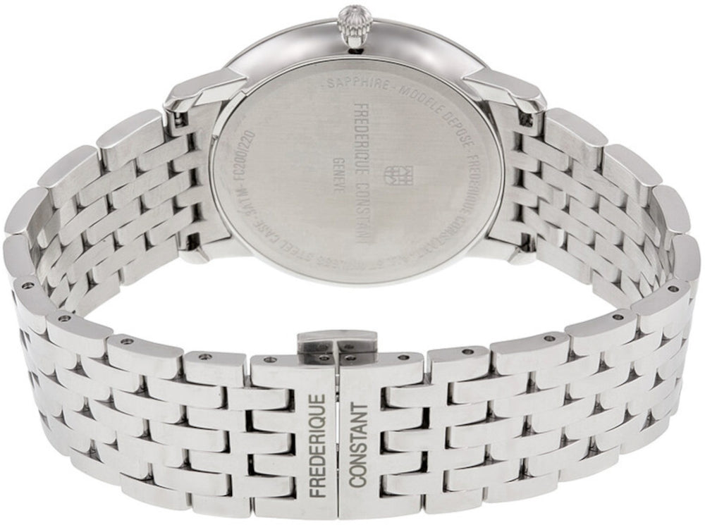 FREDERIQUE CONSTANT Slimline Silver Dial Gents FC-220S5S6B