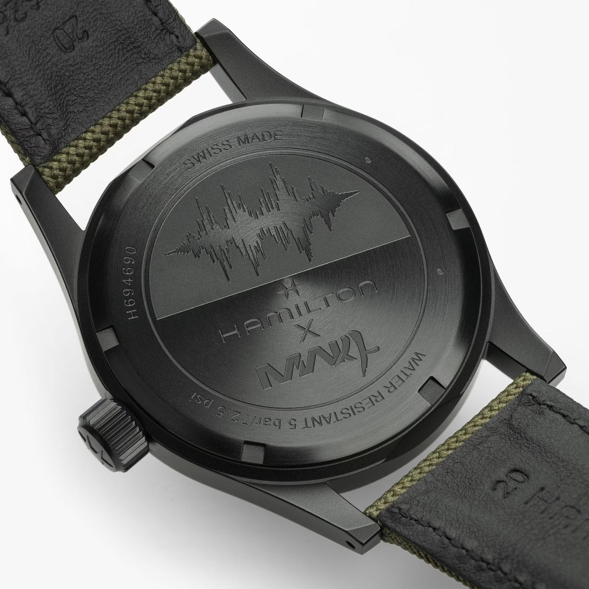 Hamilton Khaki Field Modern Warfare Gehäusedetail
