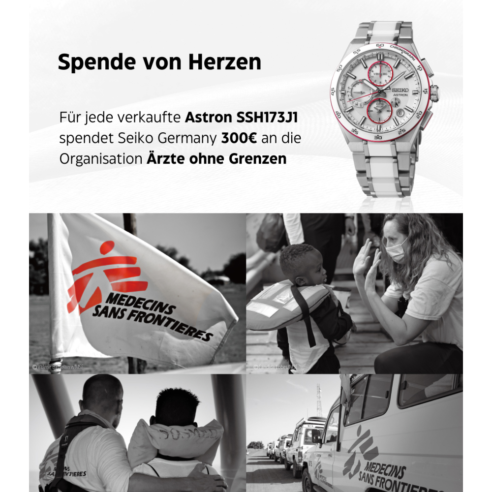 Seiko Astron GPS Solar Médecins Sans Frontières Limited Edition SSH173J1