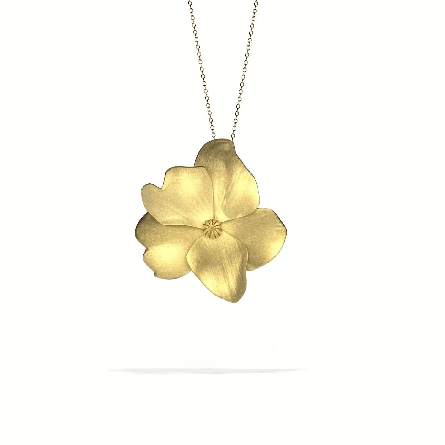 Lienz Rose Anhänger Gold