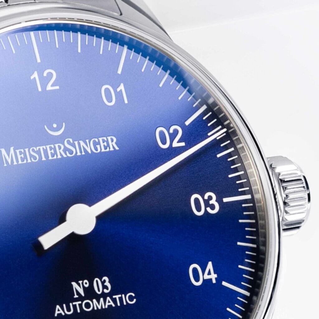 MeisterSinger №03 38 mm BM9908 – Detail
