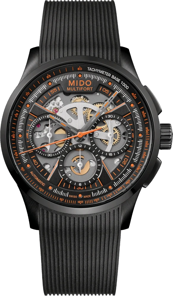 Mido Multifort Skeleton Chronograph M038.662.37.050.00