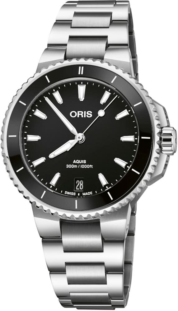 Oris Aquis Date 36,5 01 733 7792 4154-07 8 19 05P - Juwelier Steiner