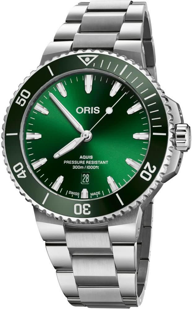 Oris Aquis Date 43,5 01 733 7789 4157-07 8 23 04PEB - Juwelier Steiner