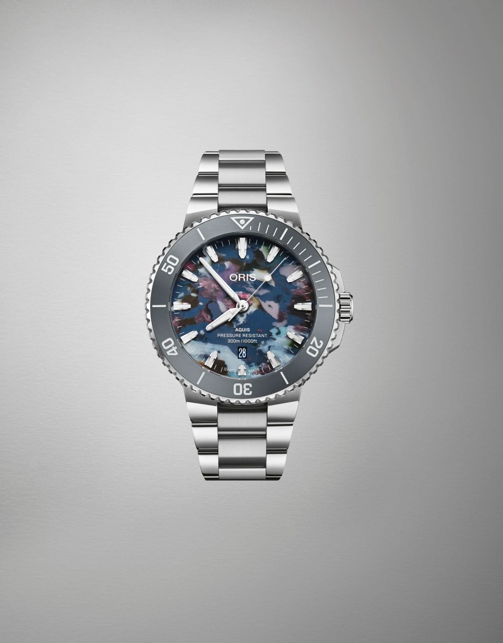 Oris Aquis Date Date Upcycle 01 733 7789 4150-07 8 23 04PEB - Juwelier Steiner