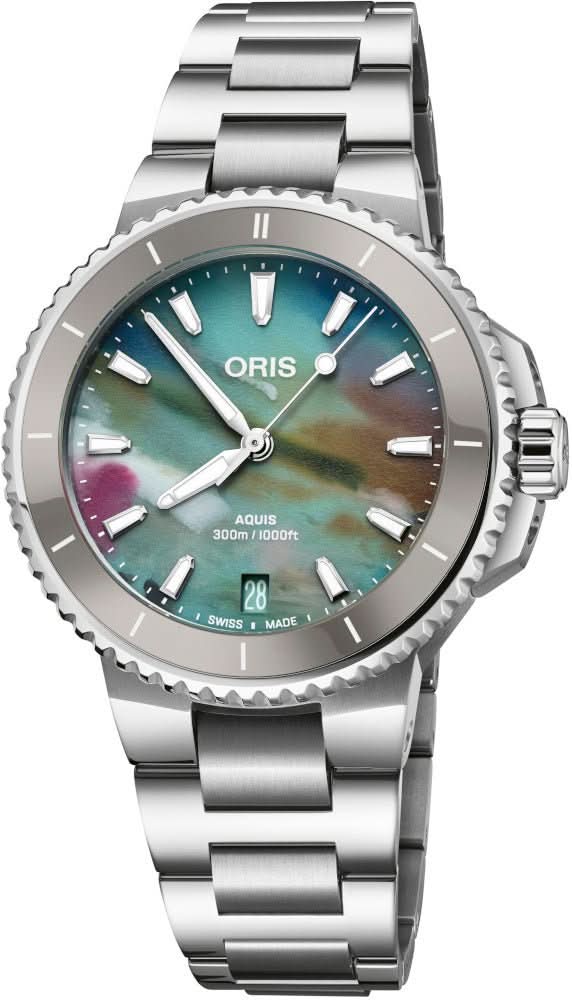 Oris Aquis Date UPCYCLE 36,5 01 733 7792 4150-07 8 19 05P - Juwelier Steiner