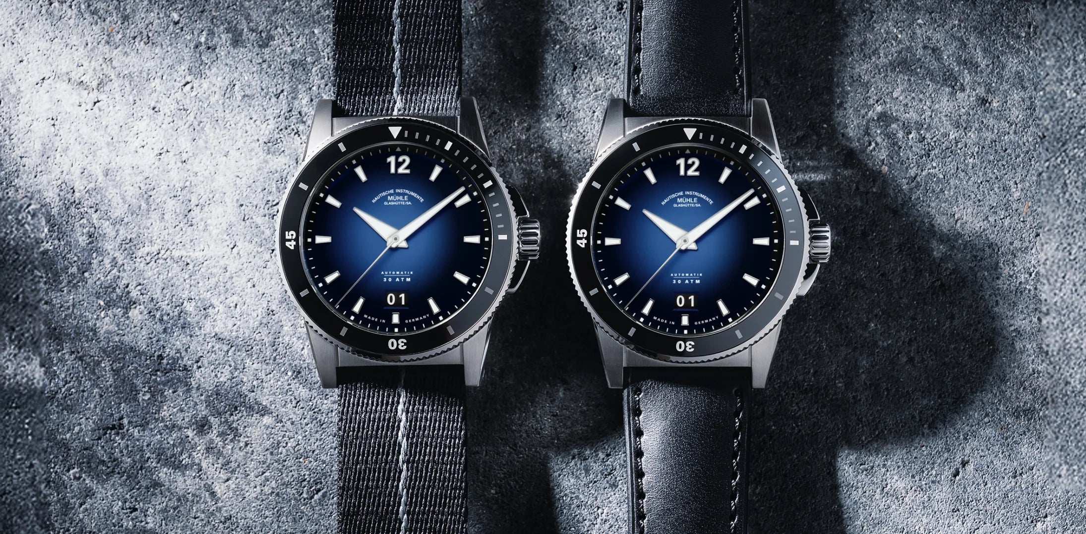 Mühle Glashütte Sportivo Großdatum M1-52-42-LK
