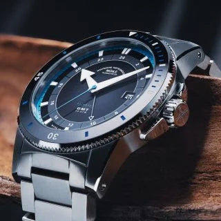 Mühle Glashütte Sportivo Travel GMT M1-52-13-MB