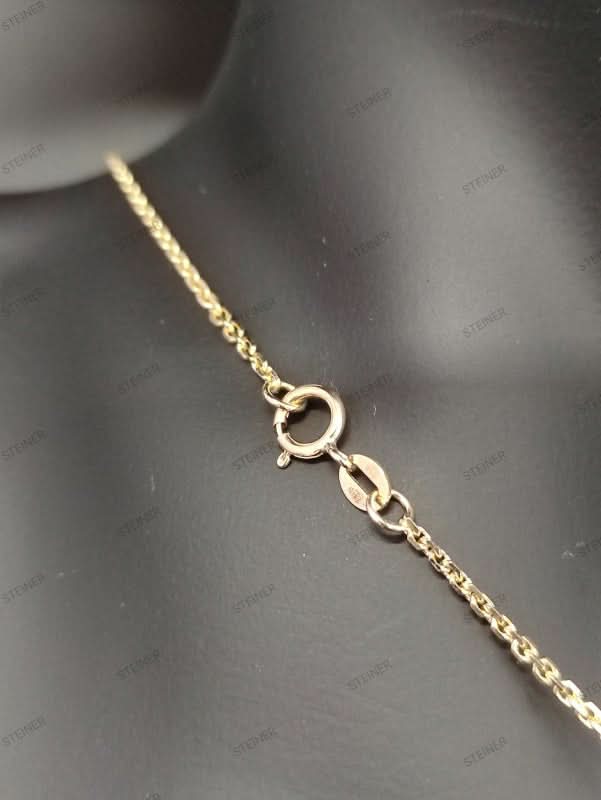 STEINER EXKLUSIV - Steiner Fine Jewellry Collier Ankerkette mit Lady Diana Opal Anhänger Gold - Juwelier Steiner