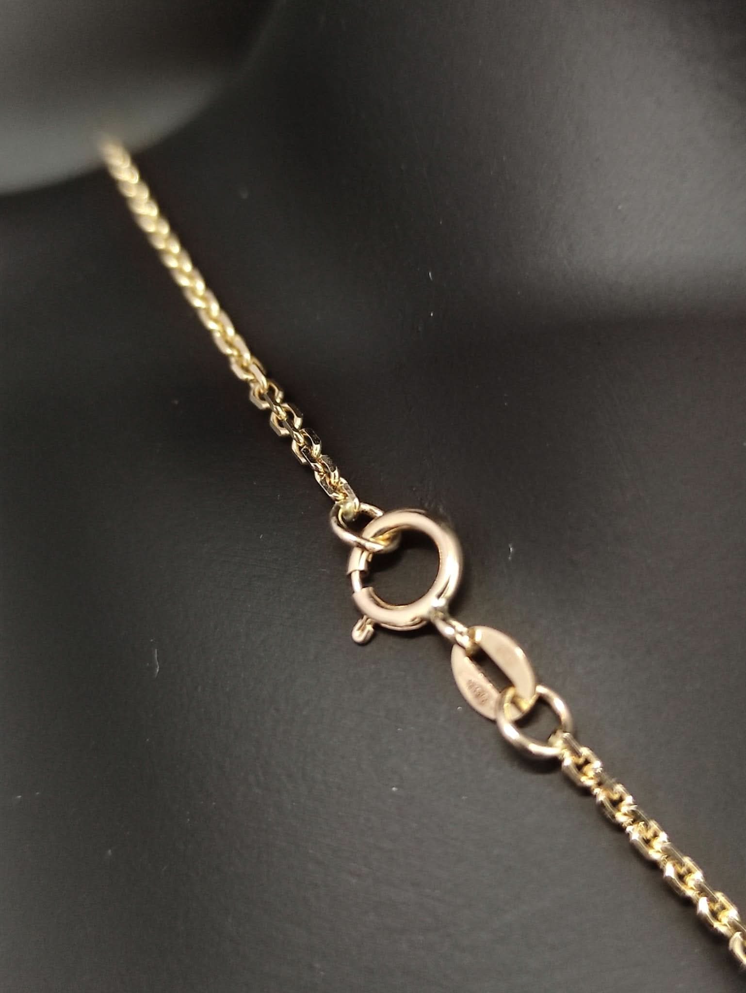 STEINER EXKLUSIV - Steiner Fine Jewellry Collier Ankerkette mit Tropfenanhänger Bicolor Gold - Juwelier Steiner