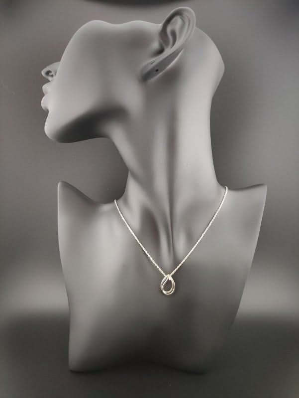 STEINER EXKLUSIV - Steiner Fine Jewellry Collier Ankerkette mit Tropfenanhänger Bicolor Gold - Juwelier Steiner