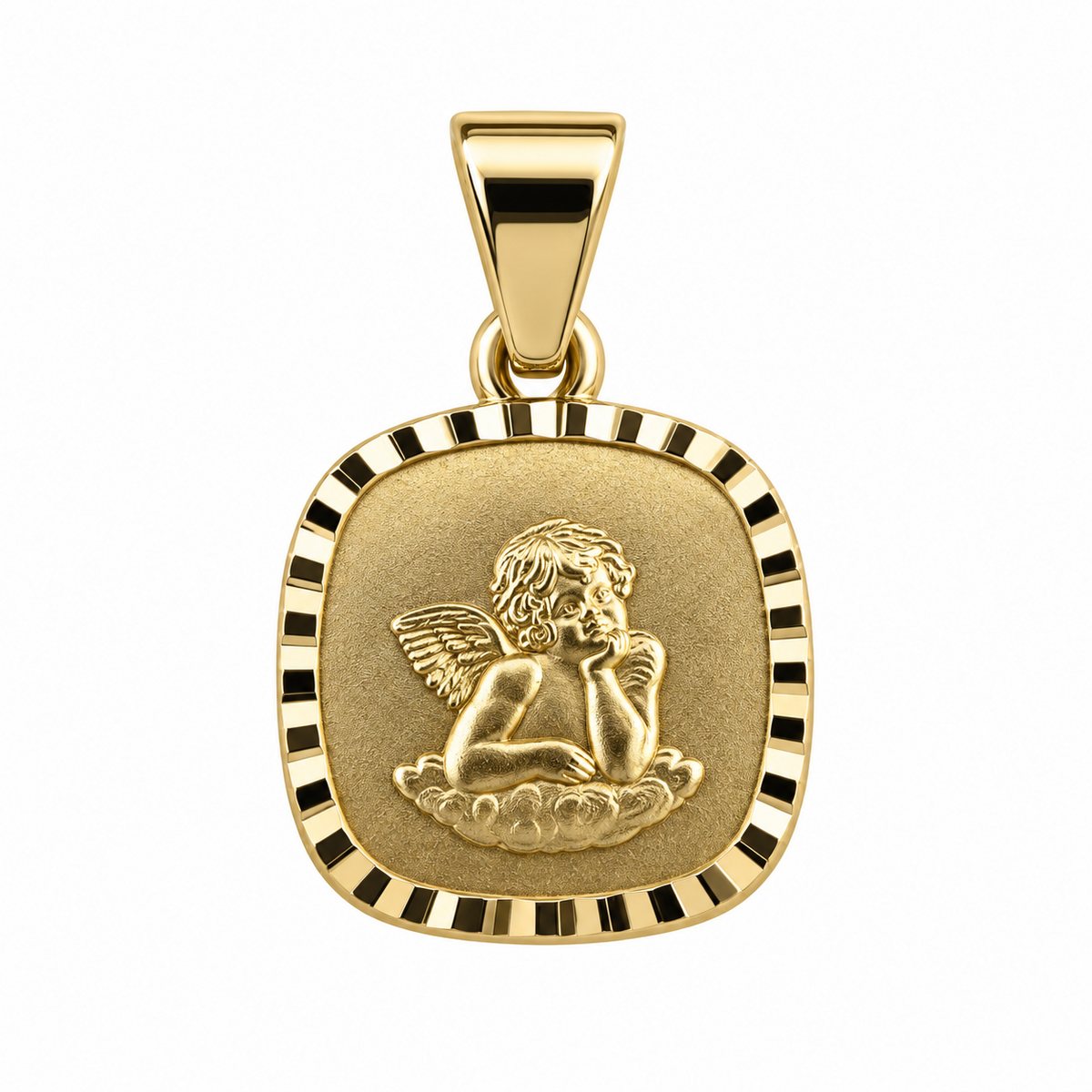 Steiner Moments Schutzengel 585 Gelbgold Freisteller